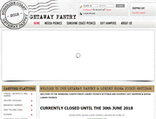 Tablet Screenshot of getawaypantry.com